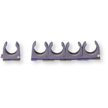 Terminal strip clamps grey polypropylene (PP)
